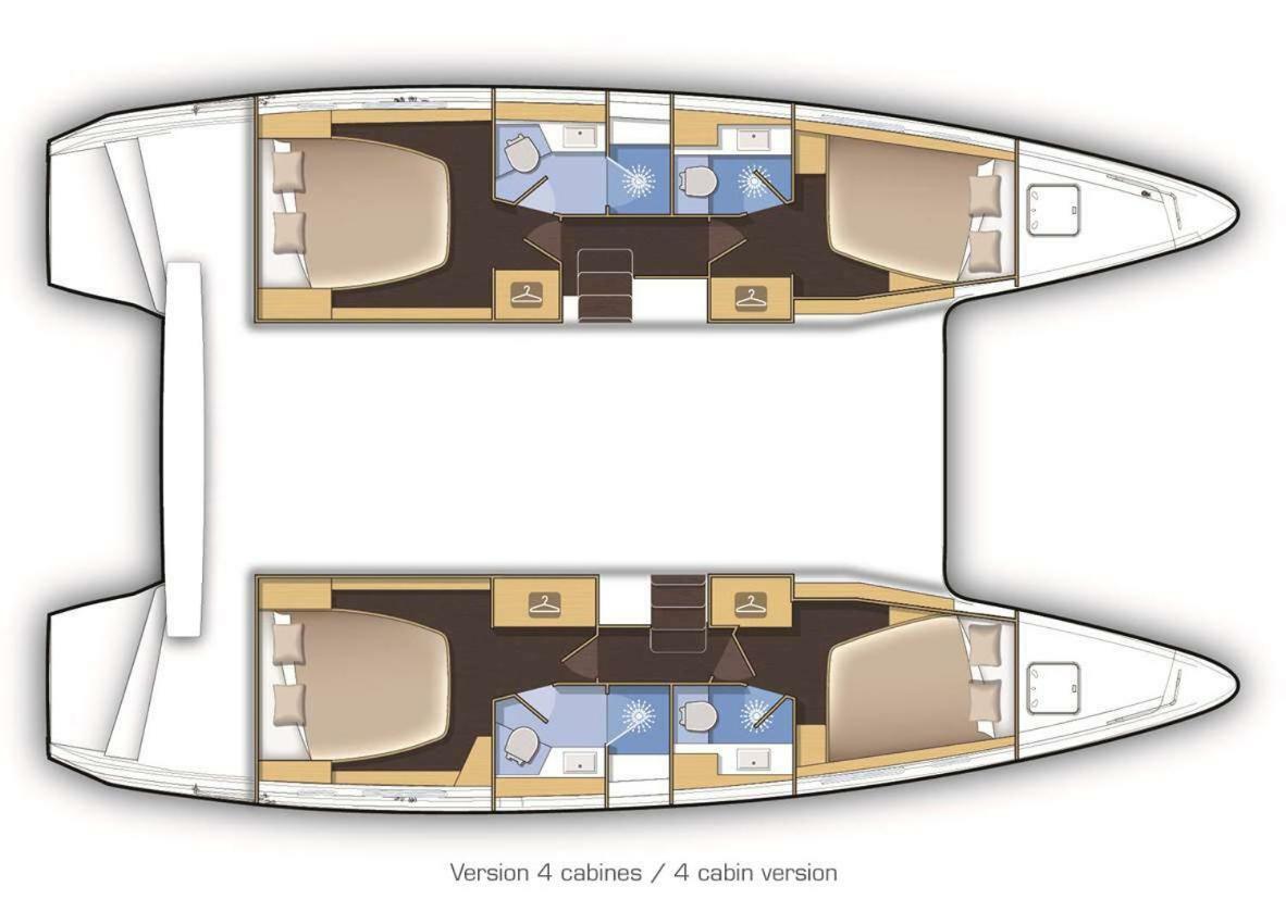 Luxury Catamaran Lagoon 42, Ac & Gn Split Dış mekan fotoğraf